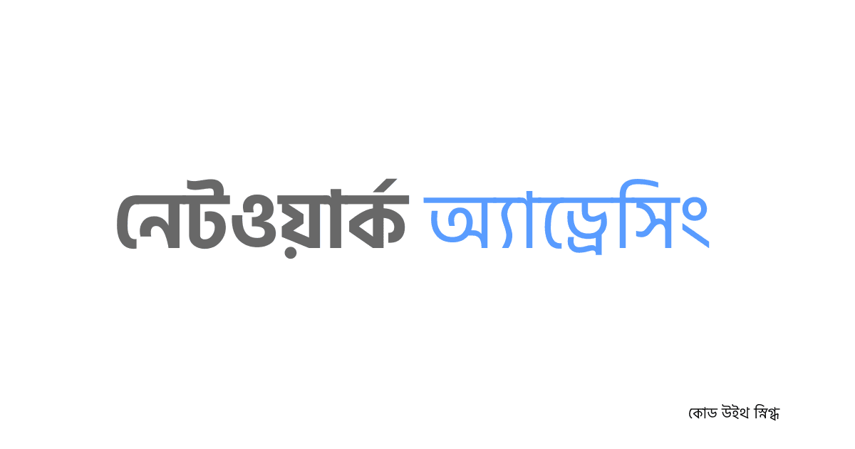 Network Addressing কী?